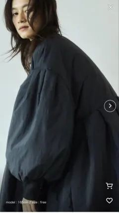 最終値下⭐︎Libra Cue MA-1 モンスターコート　黒