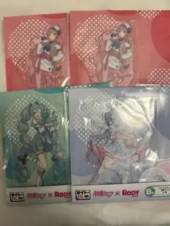 タイトーくじ　初音ミク×RODY アクリルスタンド　4点セット