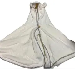 バス用フリースポンチョ 大人用バスローブ 収納袋つき