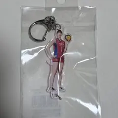 女子バレー　山田二千華　キーホルダー necレッドロケッツ