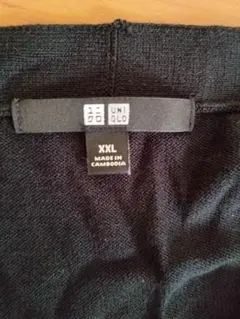 UNIQLO ブラック カーディガン XXL