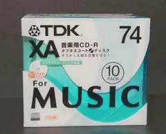 TDK XA 音楽 録音用 CD-R 74分 10枚パック 未使用品