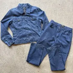 FUBU 90's レディース セットアップ S~M相当 デニム ラメ入 レア品