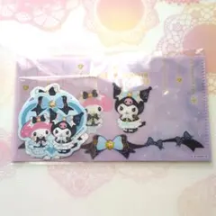 サンリオ　ハッピーくじ　ミニケース付きステッカーセット　マイメロ＆クロミ