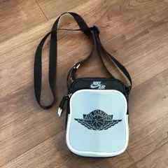 NIKE AIR JORDAN ショルダーバッグ グレー/ブラック