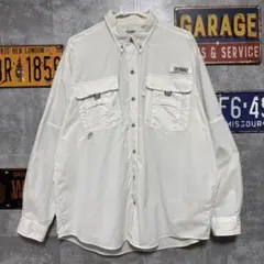 K*I様 Columbia PFG フィッシングシャツ L オフホワイト 長袖