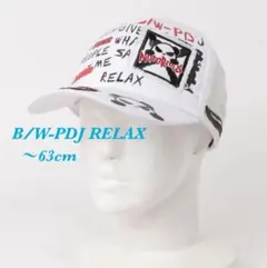 新品【B/W-PDJ RELAX】 GRAFFITI サイドメッシュ キャップ
