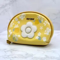 マリークワント MARY QUANT レモン デイジー 花柄 ポーチ イエロー
