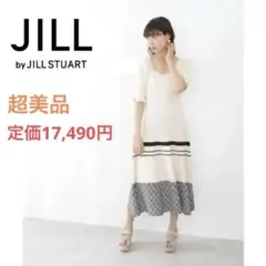 【超美品】JILL by JILLSTUART　ジャガードニットワンピース