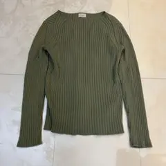 アーバンリサーチリブニットモスグリーン