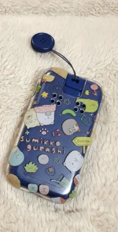 NTT docomo　キッズ携帯 SH-03M 青色　カバー付き