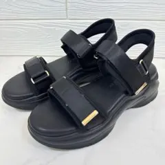 COHINA × LE TALON コンビベルトスニーカーサンダル M 黒 厚底のサムネイル