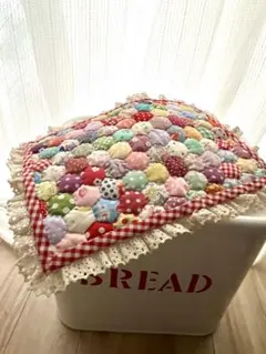 ⬛︎ヘキサゴン⬛︎パッチワークのフリーマット⬛︎ハンドメイド⬛︎