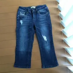 春のお値下げ 大人っぽいダメージジーンズ  140