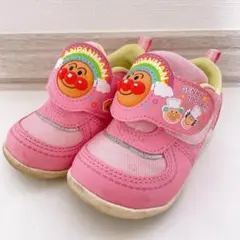 13.5cm アンパンマン スニーカー ムーンスター ピンク 13.5EE