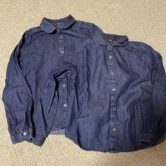 UNIQLO丸襟　デニムシャツ まとめ売り120 130