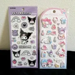 正規品 サンリオ クロミ ペタメロウステッカー ジュエルマシュマロステッカーズ