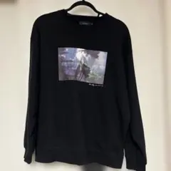 RAGEBLUE アートプリント ブラック スウェット　トレーナー　Mサイズ
