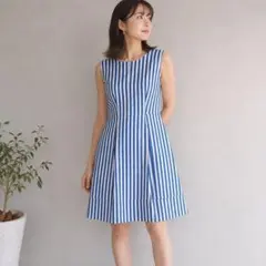 MARNI マルニ ストライプ ノースリーブ ワンピース 2026年最新】marni 柄：ストライプ レディース ノースリーブひざ丈