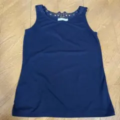 chocol raffine robe ネイビー タンクトップ レースのサムネイル