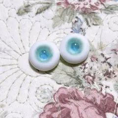 ディーラー様製　グラスアイ　薄水色