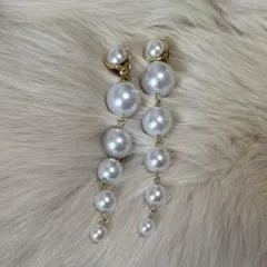 イミテーション パールイヤリング