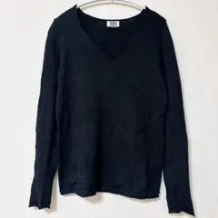 OLD NAVY Vネック コットンニット ブラック Sブラック ニットセーター