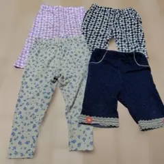 ベビー用レギンス4点セット