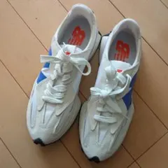 New Balance U327 未使用 ホワイト/ブルー