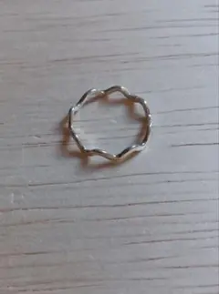 シルバー950　うねうね　リング　4.5〜5号　美品