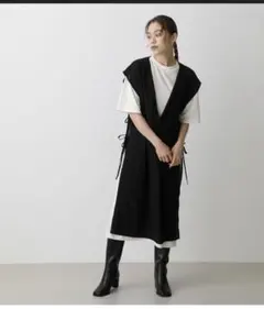 値下げ ロングベストセットワンピース