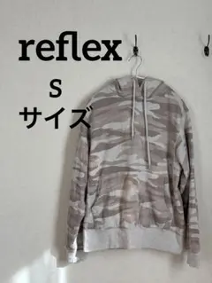 reflex 迷彩柄 コットン パーカー 【Sサイズ】 裏起毛 男女兼用デザイン