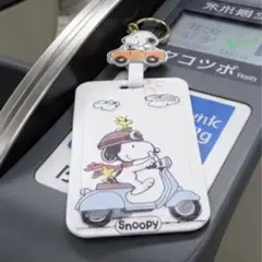 ⭐️【新品未使用】スヌーピー SNOOPY パスケース キーホルダー付き