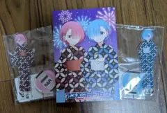 関西万博アニメ×フードフェス(終了)限定 Re:ゼロ ラムレムアクスタ&非売葉書