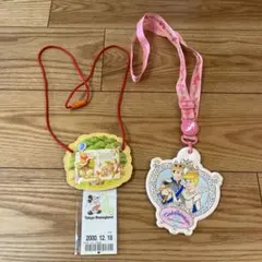 ディズニー　チケットホルダー　シンデレラ　くまのプーさん　シンデレラブレーション