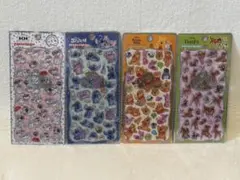 新品★ドンキ購入★プチドロップステッカー★プーさん×スティッチ×バンビ×101匹