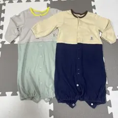 こどもビームス ロンパース 2枚セット 長袖 70〜80 新生児 ベビーのサムネイル