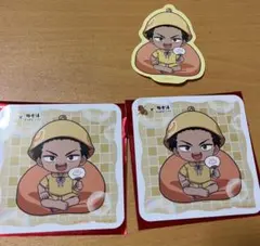 銀魂 近藤勲 極楽湯 コースター ステッカー
