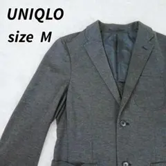 UNIQLO ユニクロ コンフォート 2B ジャケット グレー M テーラード