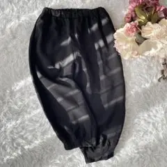 koti koti バルーンパンツ（M〜L）黒　コクーン　ゆるダボ　サラッと