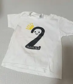 2歳 誕生日　Tシャツ　タペストリーのセット