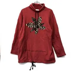 JUNKOKOSHINO Equal 古着 プリント ボトルネックトレーナーのサムネイル