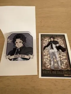 鬼滅の刃　鬼舞辻無惨　アクリルバッジA ／メモリアルクリアカードvol.2