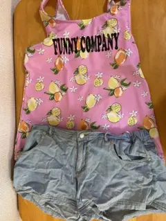 水着　女児　11L 3点セット