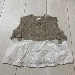 テータテート　70 ニットベスト　セット