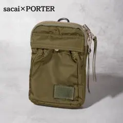 希少】sacai porter 財布 ミニ コインケース 小物入れ コラボ - メルカリ