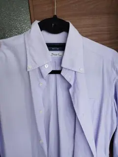 鎌倉シャツ　薄紫 ボタンダウンシャツ 　Ｓサイズ