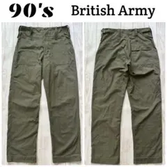 90's【英国軍】ベイカーパンツ　ファティーグパンツのサムネイル