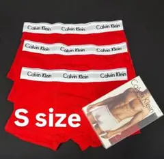 新品カルバンクライン（Ｓサイズ）ボクサーパンツメンズ（3枚セット）