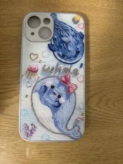 iPhone15 ケース　背面は液体ガラスケース